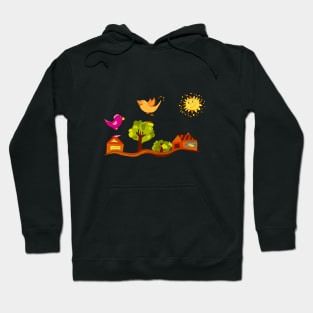 bird in love Hoodie